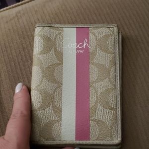 Coach passport holder